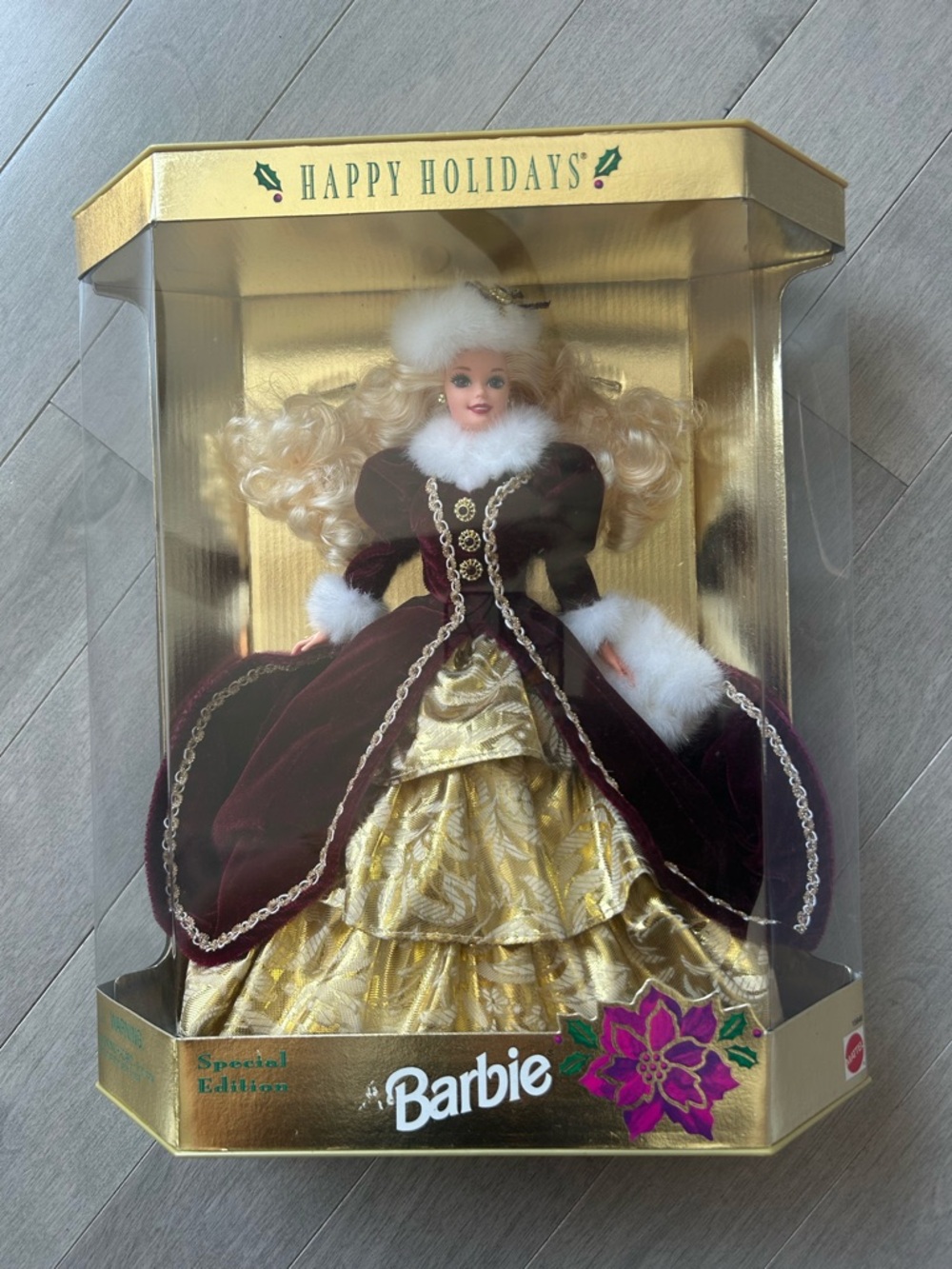 1996 Happy Holidays Barbie Doll